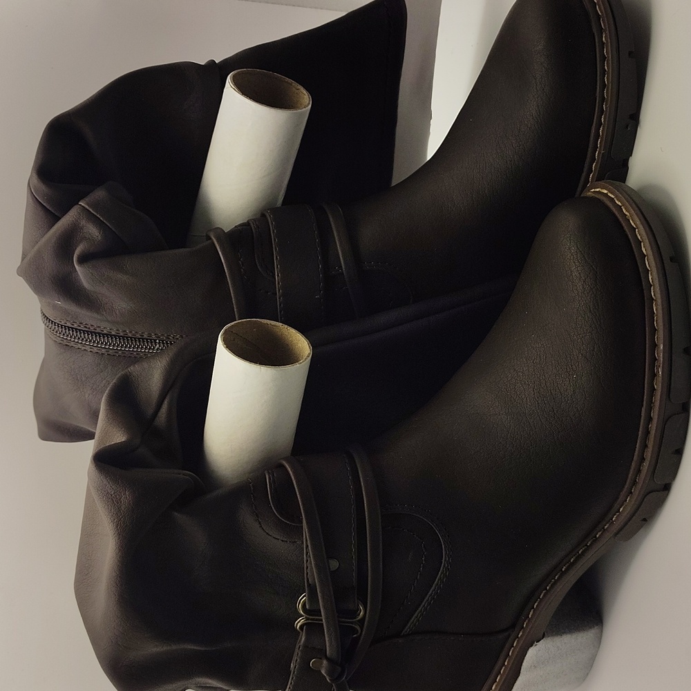 White Mountain Dark Brown Men's Boots